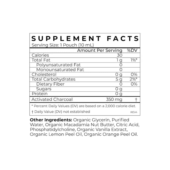Cymbiotika Activated Charcoal (single) 10ml