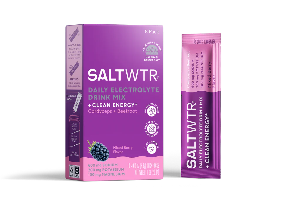 SaltWTR Clean Energy - Mixed Berry 8 pack