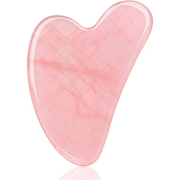 Gua Sha Facial Heart - Rose Quartz