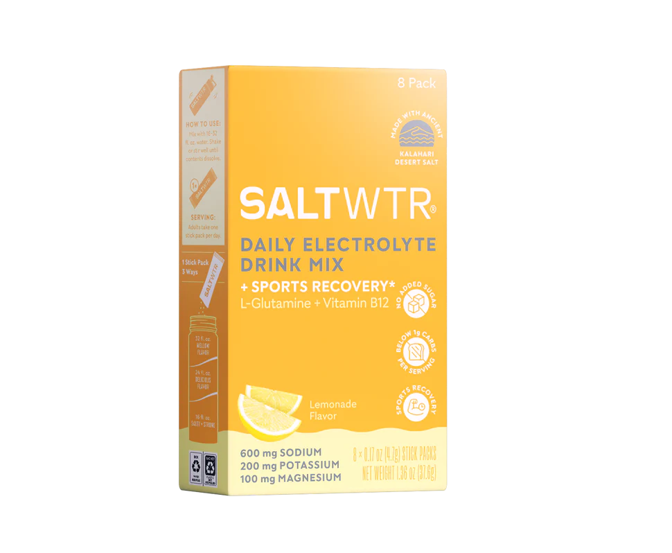 SaltWTR Sports Recovery - Lemonade 8 pack