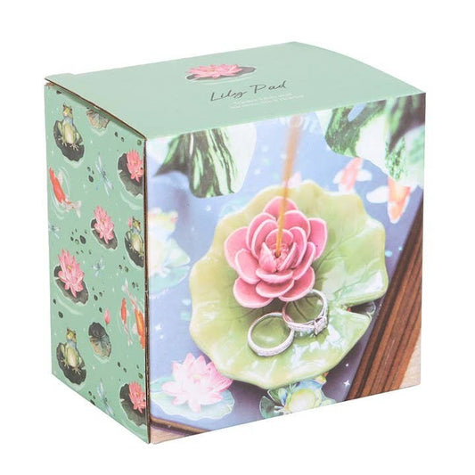 Lily Pad Trinket Dish and Incense Holder
