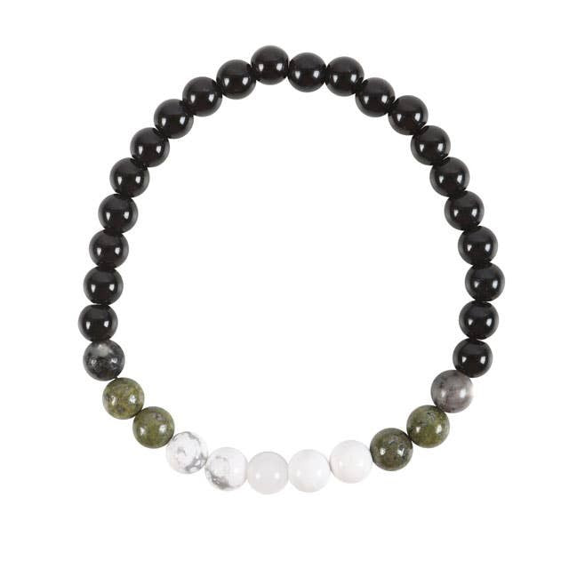 Moon Phase Semi Precious Bracelet