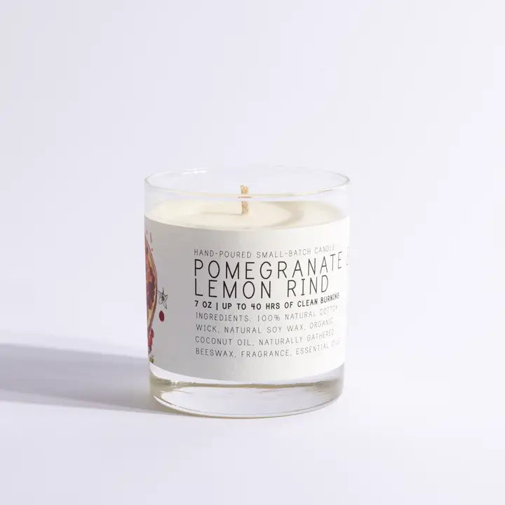 Just Bee Pomegranate & Lemon Rind Candle