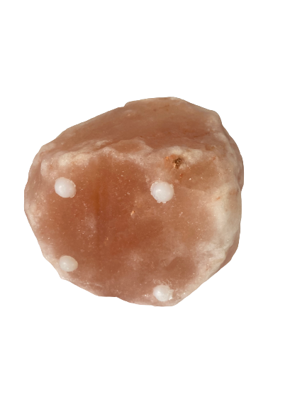 Pink Salt Candle Holder