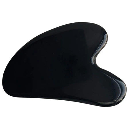 Gua Sha Facial Heart - Black Obsidian