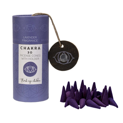 Chakra Incense Cones With Holder