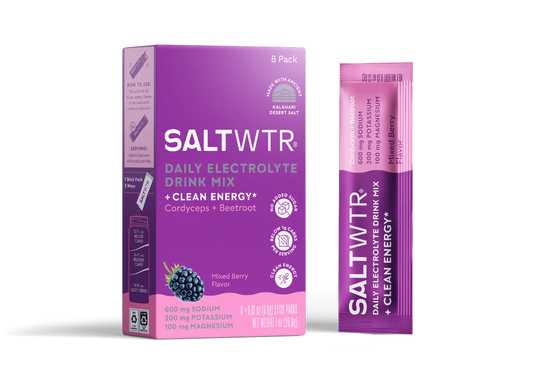 SaltWTR Clean Energy - Mixed Berry 8 pack