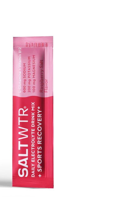 SaltWTR Sports Recovery- Raspberry Salt single