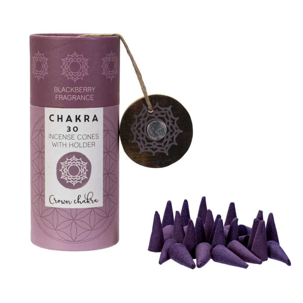Chakra Incense Cones With Holder