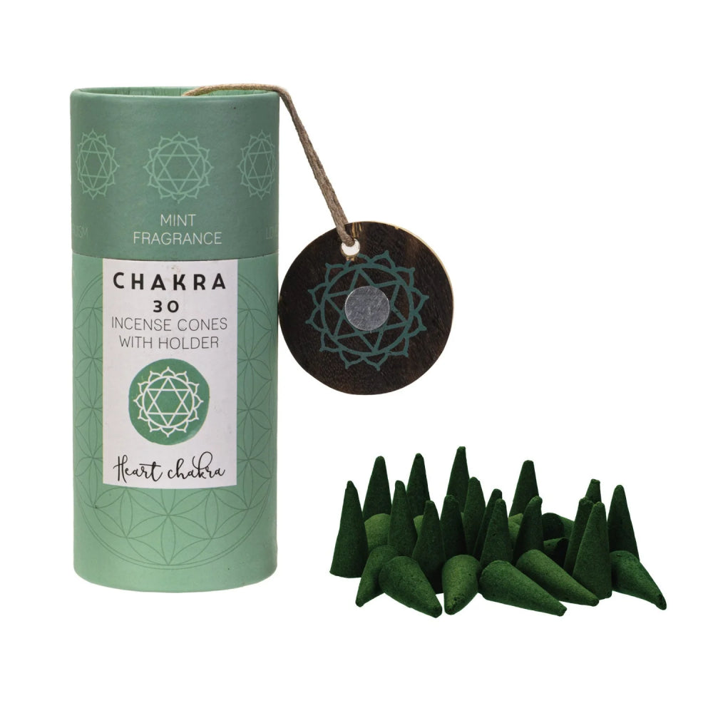 Chakra Incense Cones With Holder