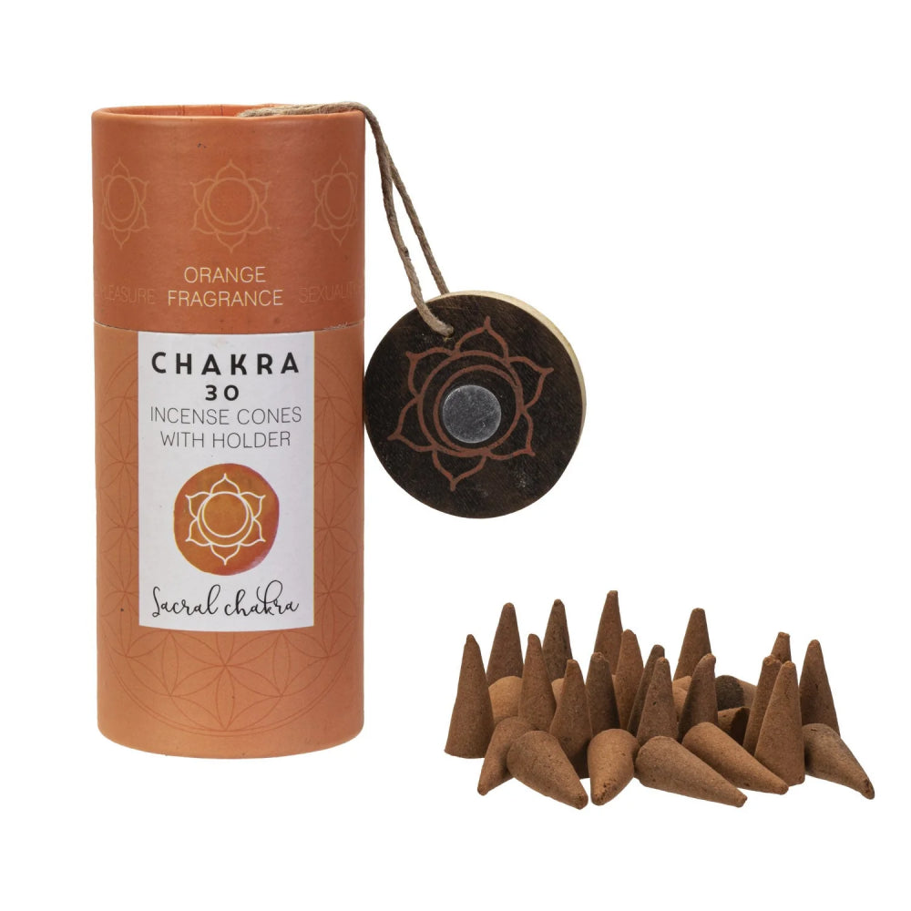 Chakra Incense Cones With Holder