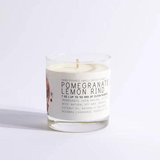 Just Bee Pomegranate & Lemon Rind Candle