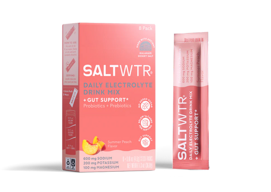 SaltWTR Gut Support - Summer Peach 8 pack