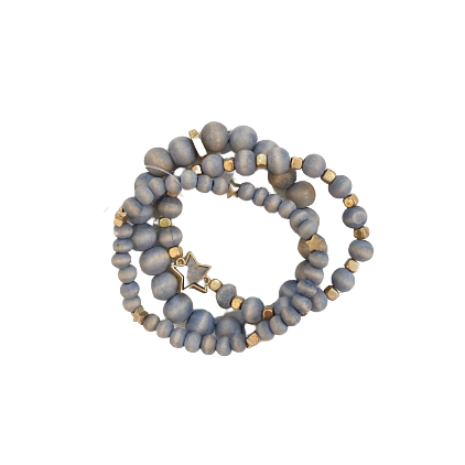 Grey & Gold Bracelet